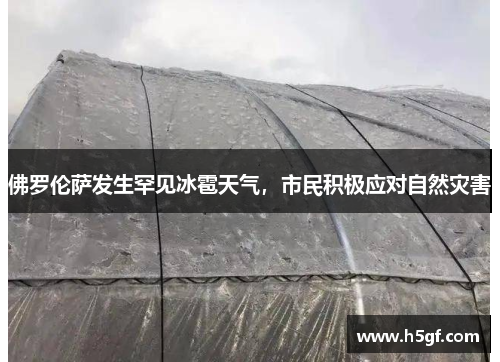 佛罗伦萨发生罕见冰雹天气，市民积极应对自然灾害